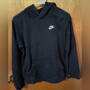 Nike hoodie. Stain on sleeve